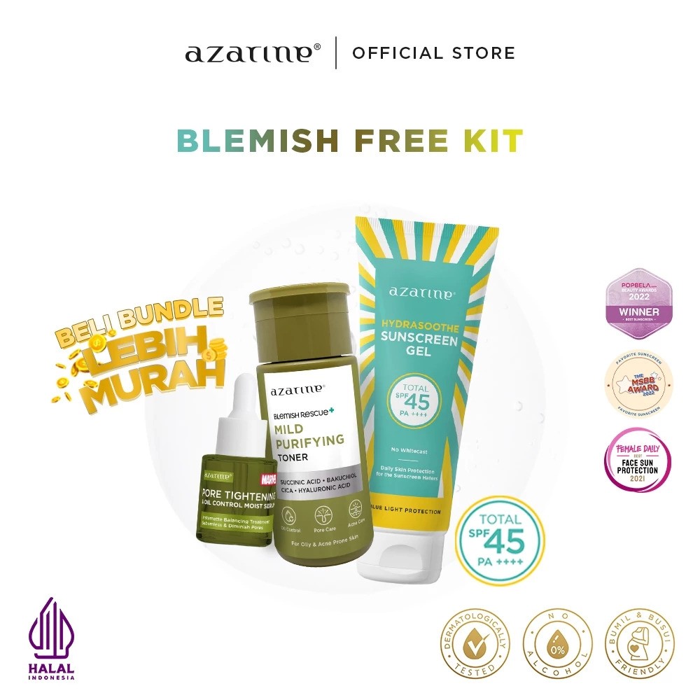 Wahana Kosmetika Indonesia Azarine® Blemish Free Kit