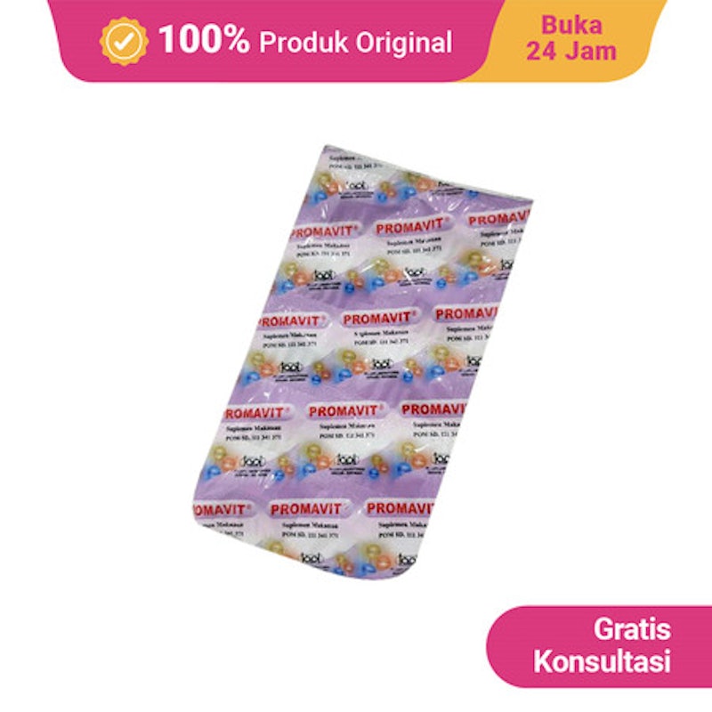Promavit Vitamin Untul Ibu Hamil & Menyusui 10 Kapsul 3