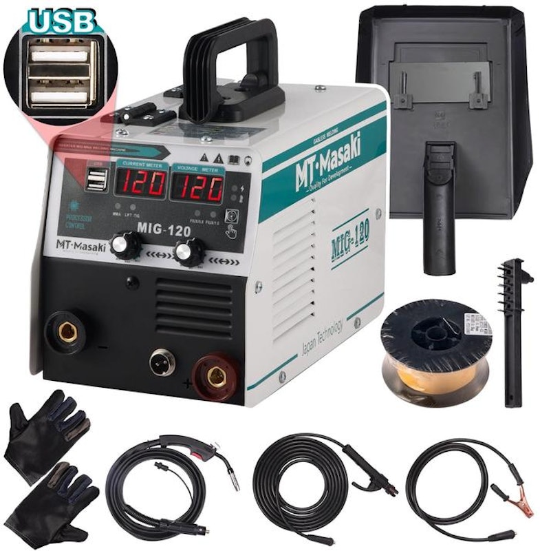 MT MASAKI 3in1 Welding Machine IGBT DC Inverter Mig 120A 5