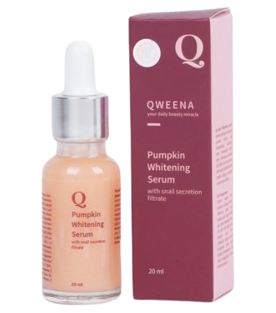Qweena Pumpkin Whitening Serum 'with snail secretion filtrate'