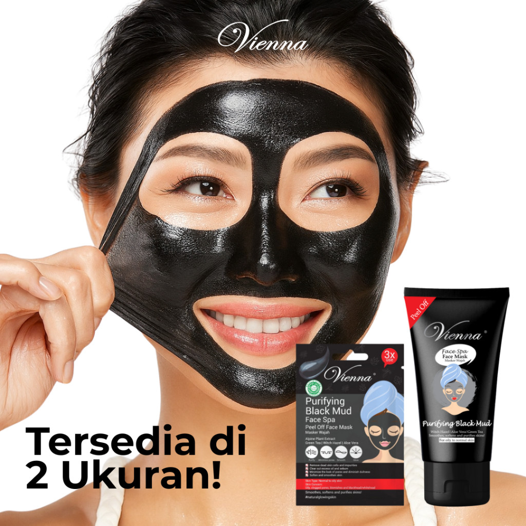 Vienna Vienna Peel Off Mask Face Spa Purifying Black Mud 
