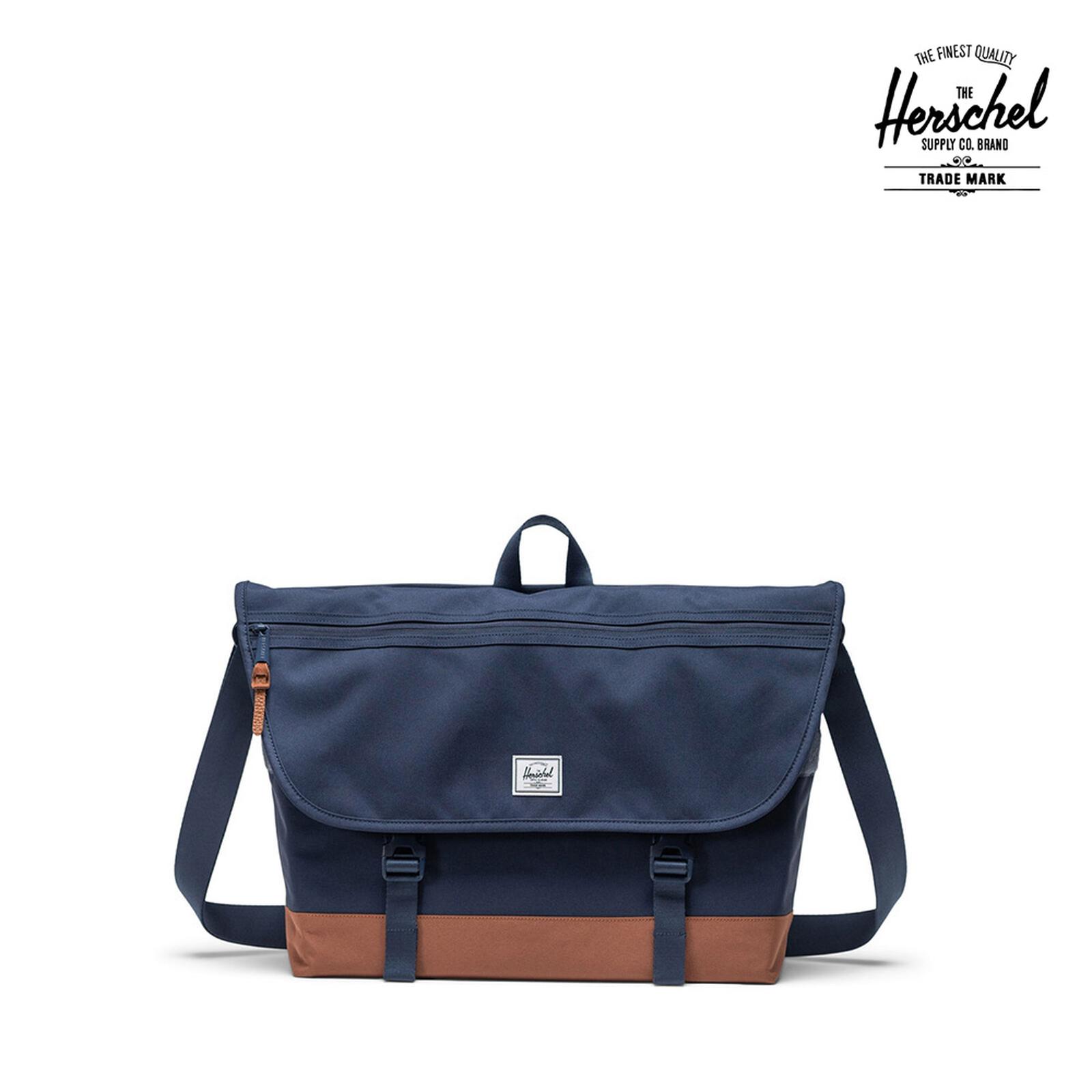 Herschel Supply Herschel Cove Messenger 22,5L Bags Navy/Saddle Brown