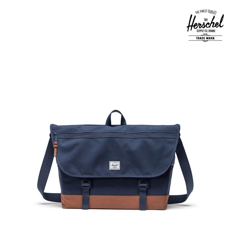 Herschel Cove Messenger 22,5L Bags Navy/Saddle Brown 4