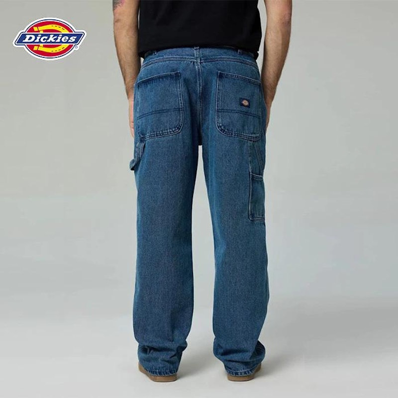 Dickies Men's Denim Loose Fit Pants 4