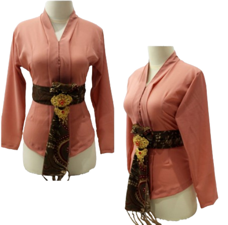 Brokat Bali Murah Kebaya Bali Kartini Polos 1