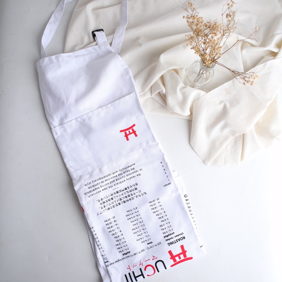 UCHII Kitchen Cotton Apron Cooking Guide 2