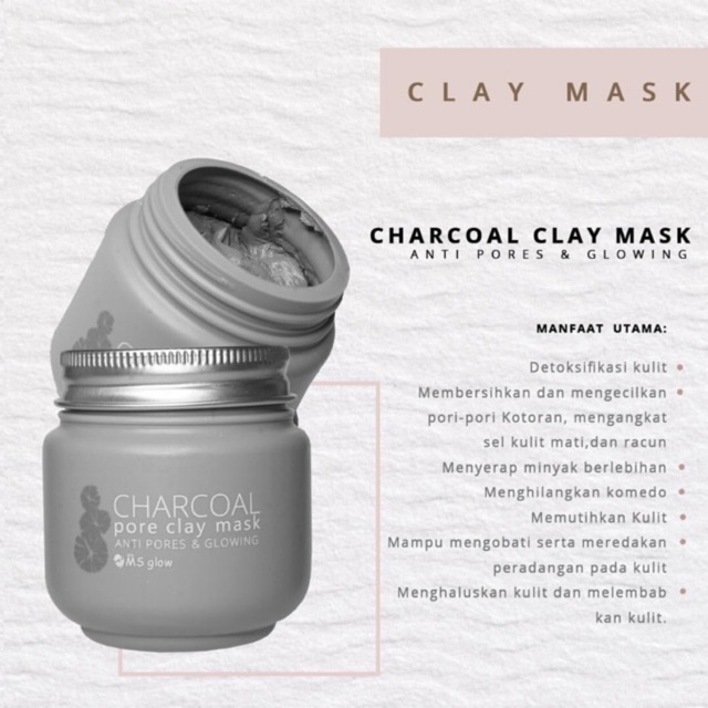 MS Glow Charcoal Clay Mask