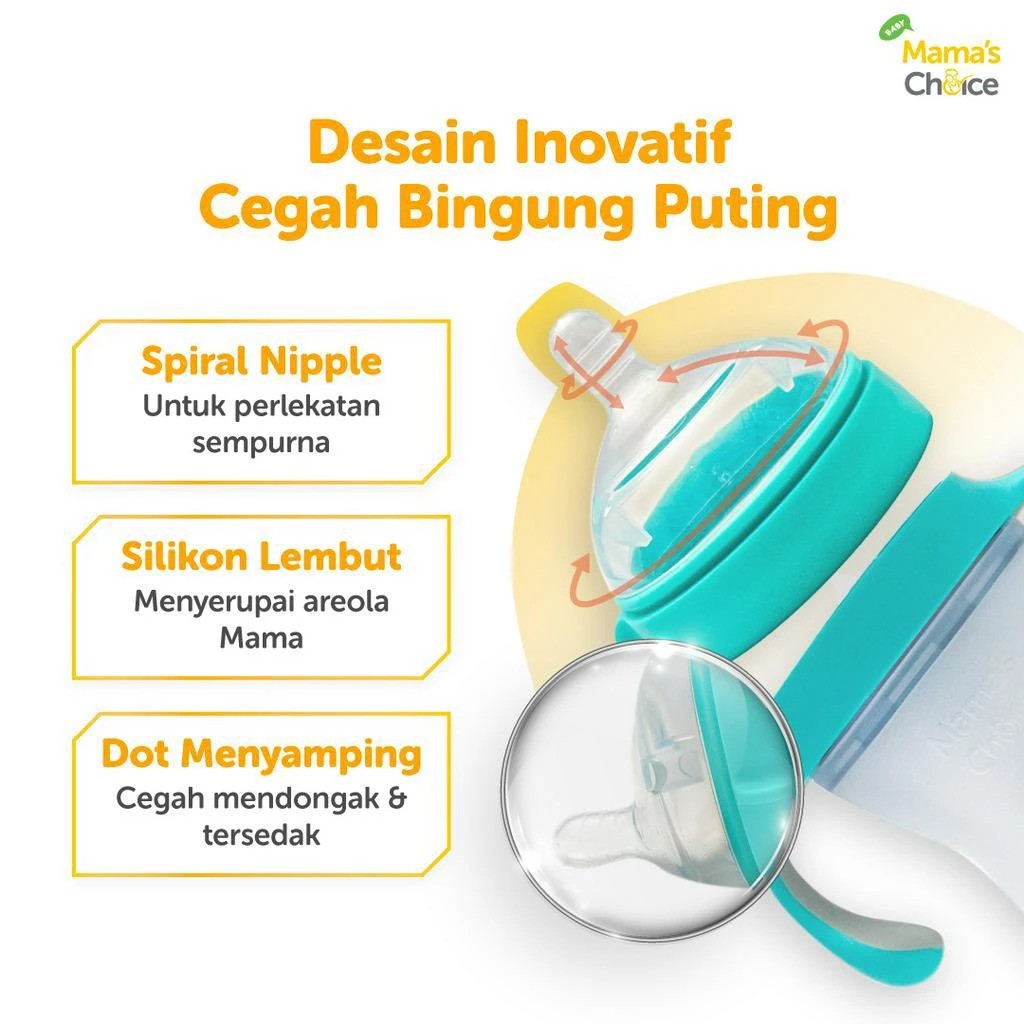 Mamac Distribusi Indo Mama’s Choice Anti-Colic Baby Bottle