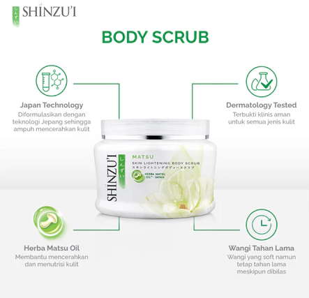 Shinzui Skin Lightening Body Scrub Matsu  3
