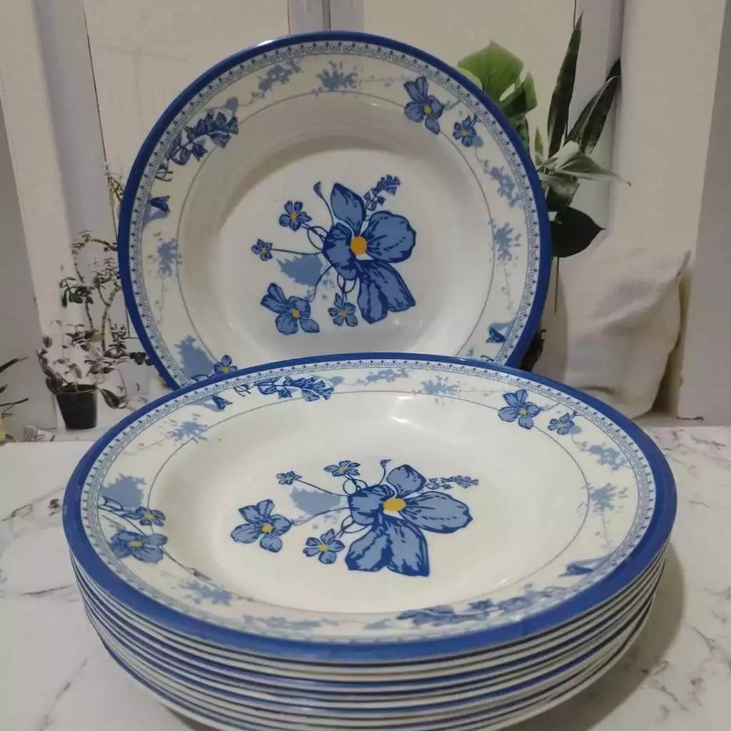  MEISHING Piring Melamin Motif 9 Inch (6 pcs) HG49