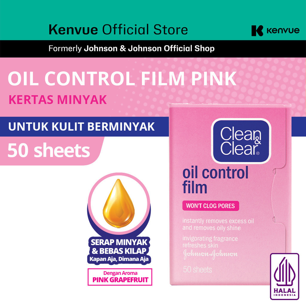 Johnson & Johnson Clean & Clear® Oil Control Film Pink 