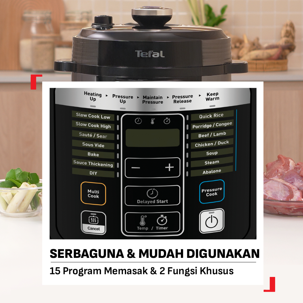 Tefal Indonesia Tefal Home Chef Smart Multicooker CY601