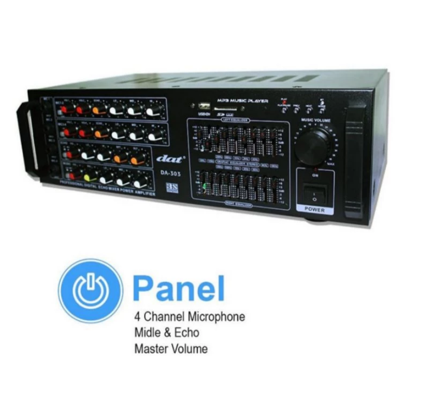Rajasaputra Jaya Perkasa DAT Professional Digital Audio Amplifier DA-303