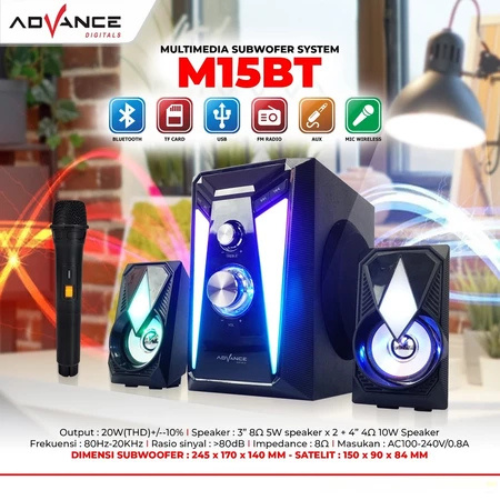 Advance Digitals Advance Speaker Bluetooth M15BT