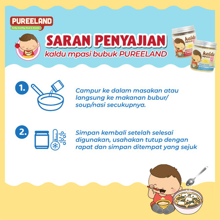 Pureeland Nutritama Prima Pureeland Kaldu MPASI Wagyu & Tomato