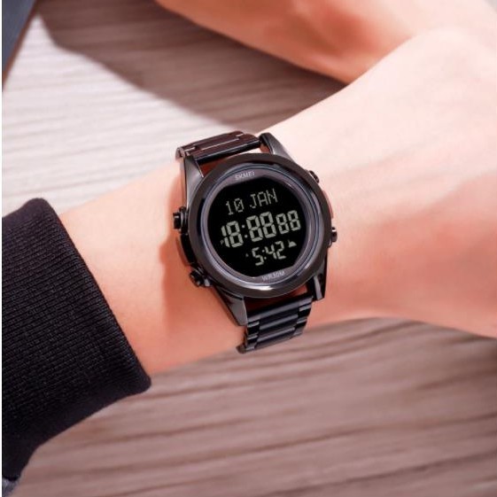 SKMEI Jam Tangan Digital Arah Kiblat 1667