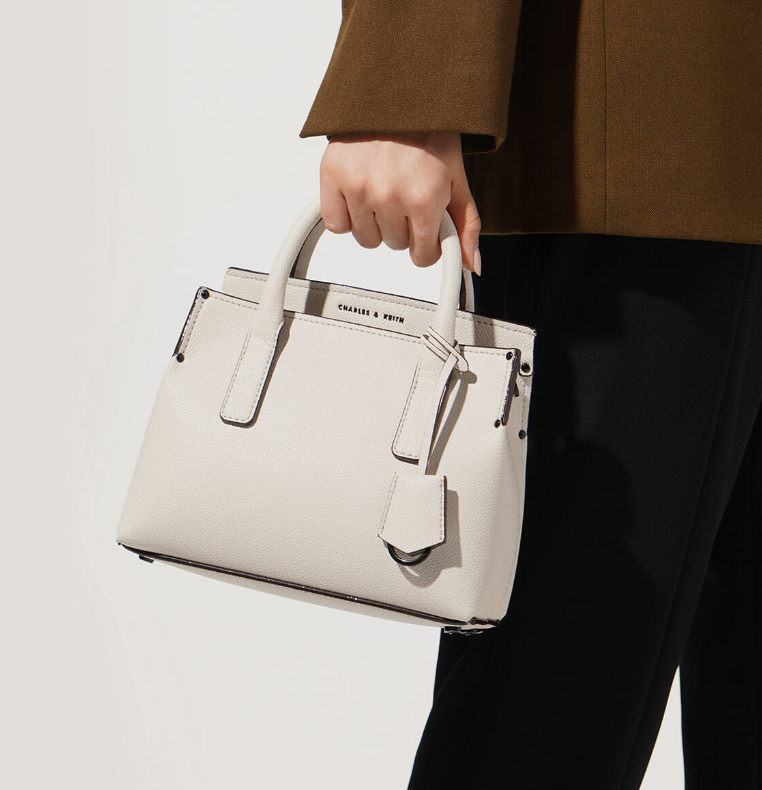 CHARLES & KEITH Tas Totebag Double Handle  CK2-30270508
