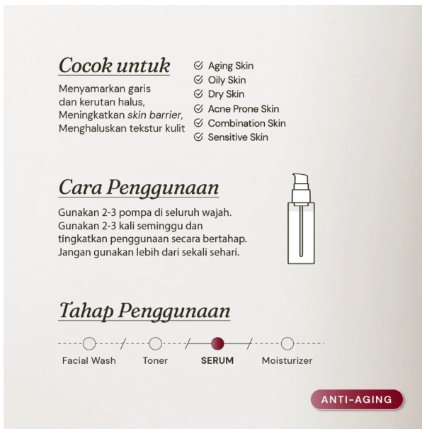 Pillar Brite Care For Skin's Sake FSS Retinol Serum 0.15% with Ceramide III