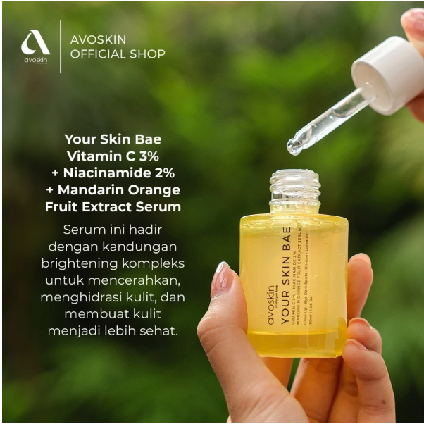 AVO Innovation Technology  Avoskin Your Skin Bae Vitamin C 3% + Niacinamide 2% + Mandarin Orange Fruit Extract Serum