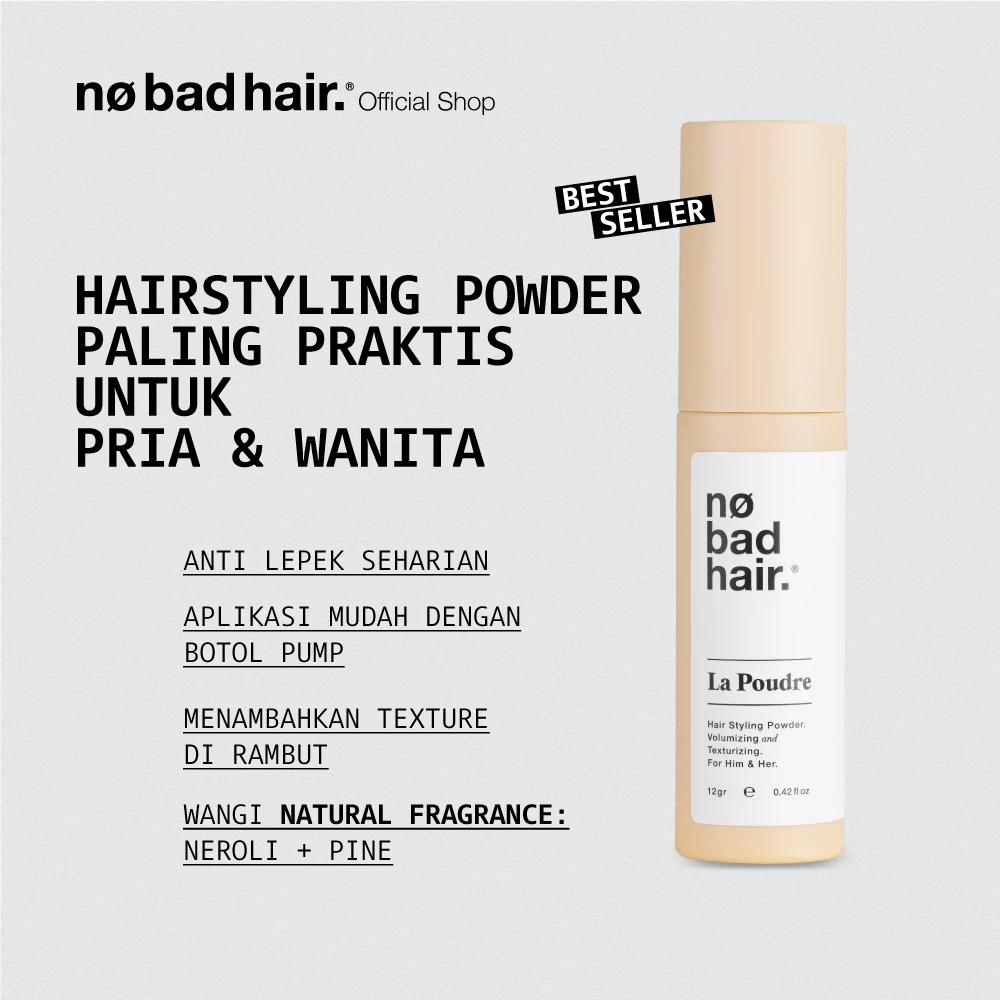 Muzmar Maju Jaya No Bad Hair La Poudre - Hair Styling Powder