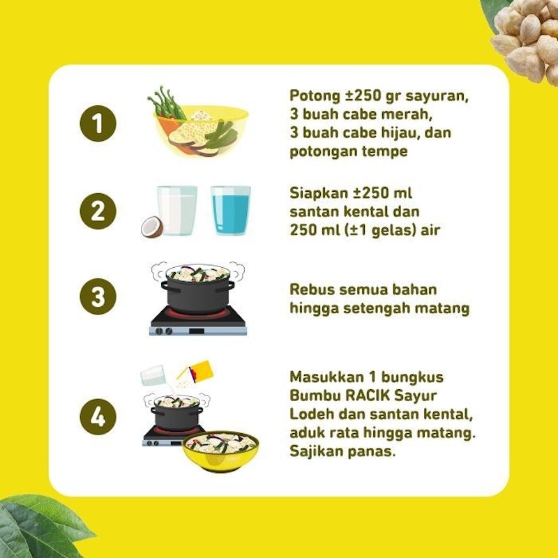 Indofood Bumbu Racik Sayur Lodeh 5