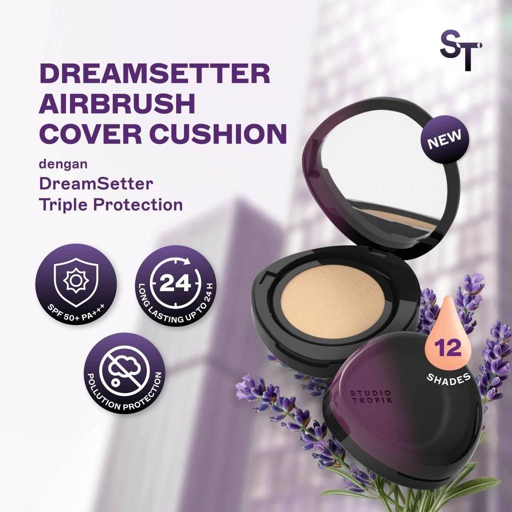 Parvis Magna Jaya Studio Tropik DreamSetter Airbrush Cover Cushion (W04)
