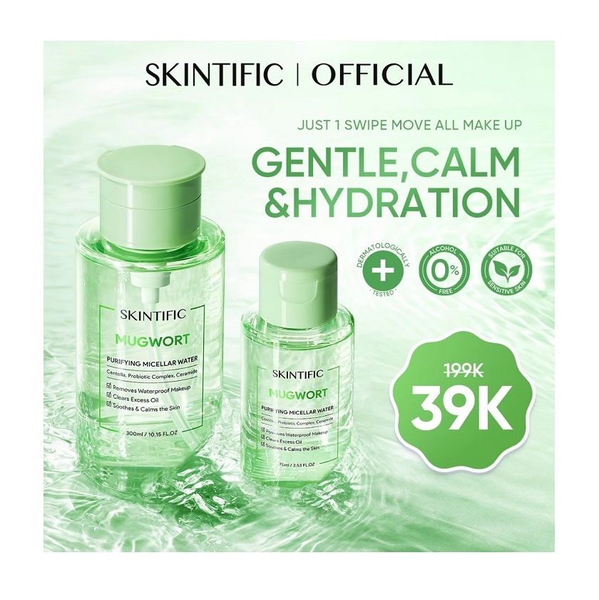 SKINTIFIC Cosmetics SKINTIFIC Mugwort Purifying Micellar Water