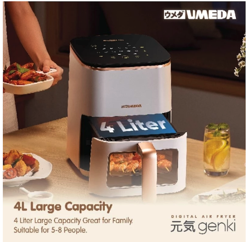 Umeda Genki Air Fryer Low Watt 10 in 1 2