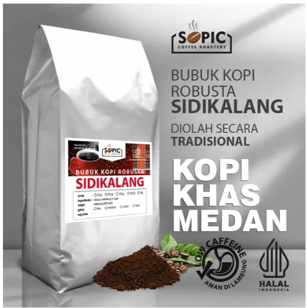 Sopic Coffee Roastery Bubuk Kopi Robusta Sidikalang 2