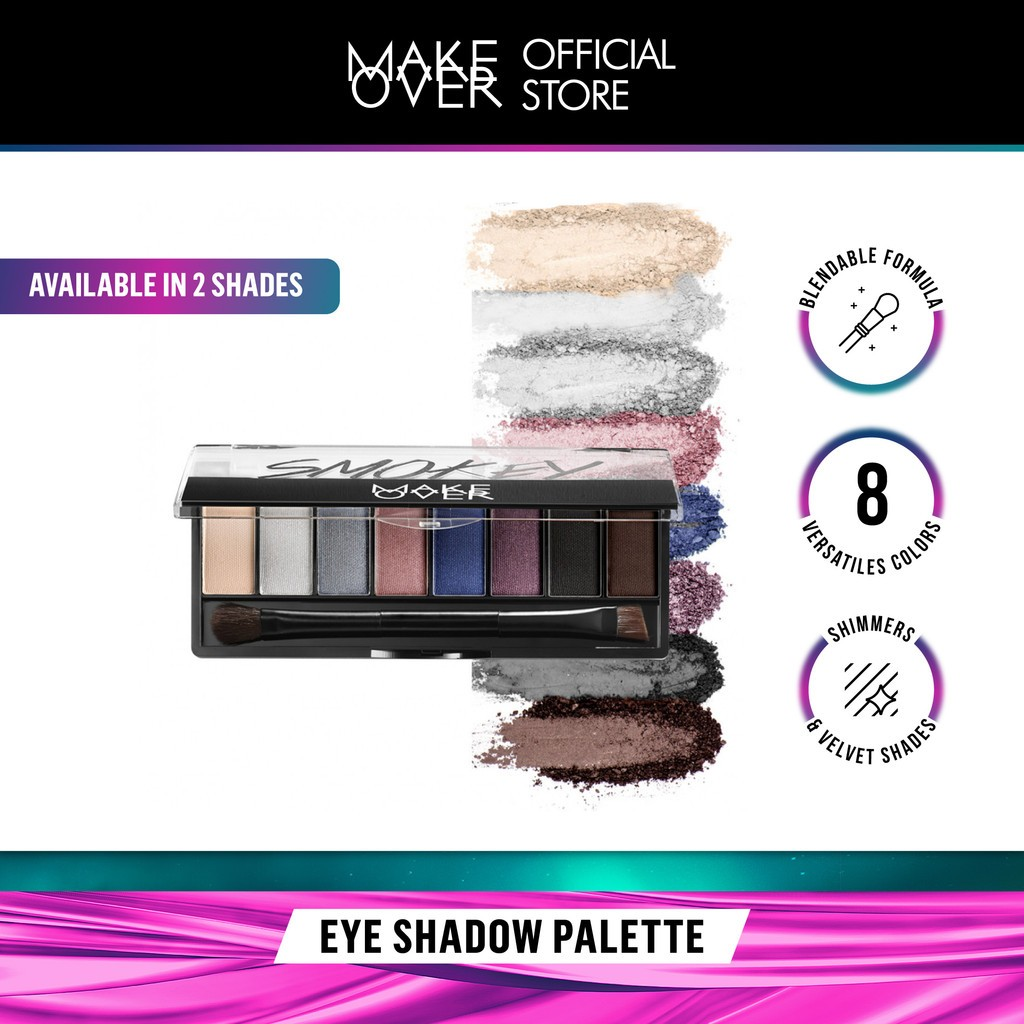 Paragon Technology and Innovation MAKE OVER Eye Shadow Palette Smokey