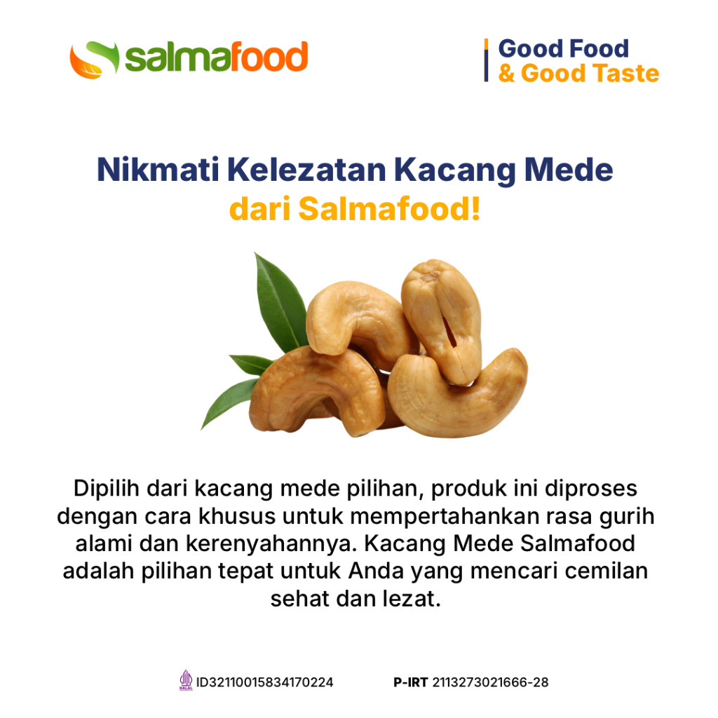  Salmafood Kacang Mede Asli Wonogiri