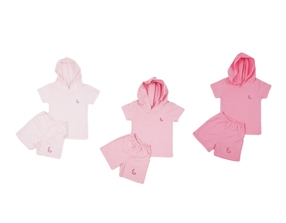 Iris Set Hoodie - Seri Pink