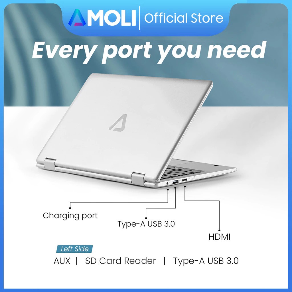 AMOLI Laptop 13,3" 5