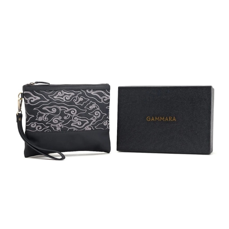 Gammara Leather Karama Pouch Batik Embroidery 4