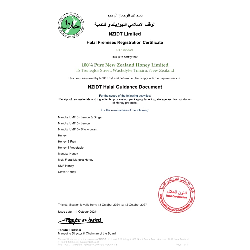 Hasindo Boga Indonesia Hillary Farm Manuka Honey 