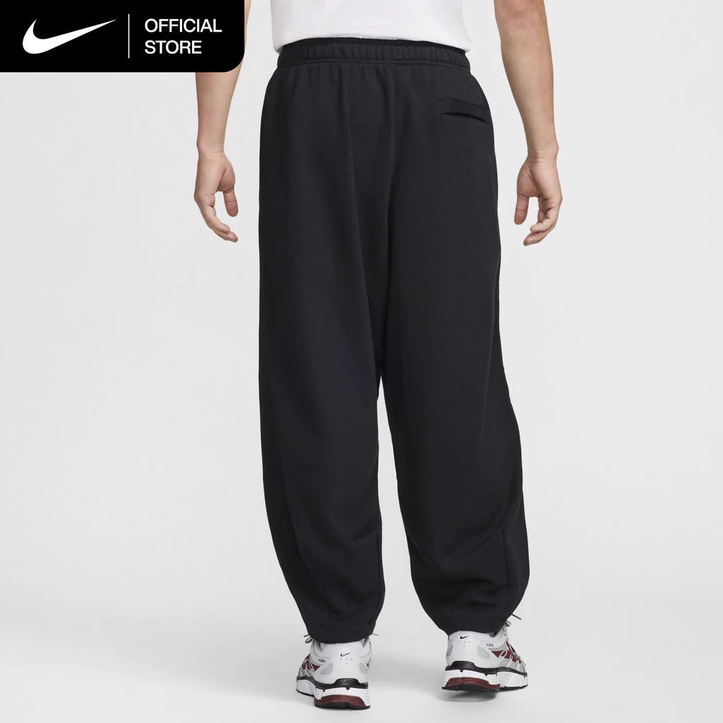 Men's Club Fleece Oversized French Terry Pants Black 4