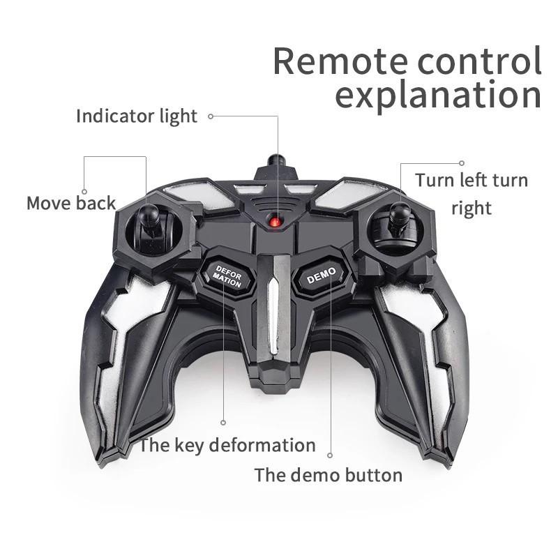  Nodia Toys 2.4G Pro Mobil Remote Control Deformasi Skala 1:14 