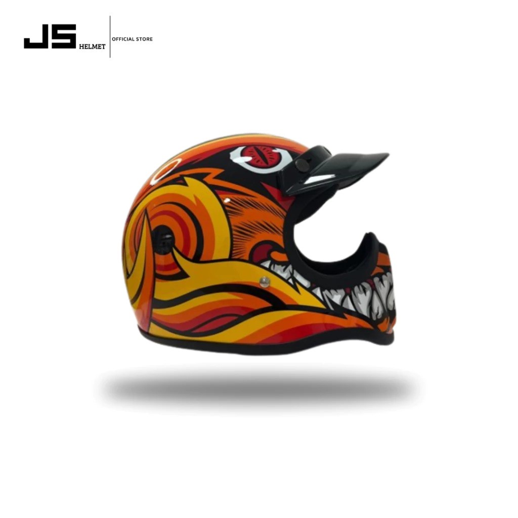 Mega Karya Mandir JS HELMET J.Steady Helm Cakil Motif Animo