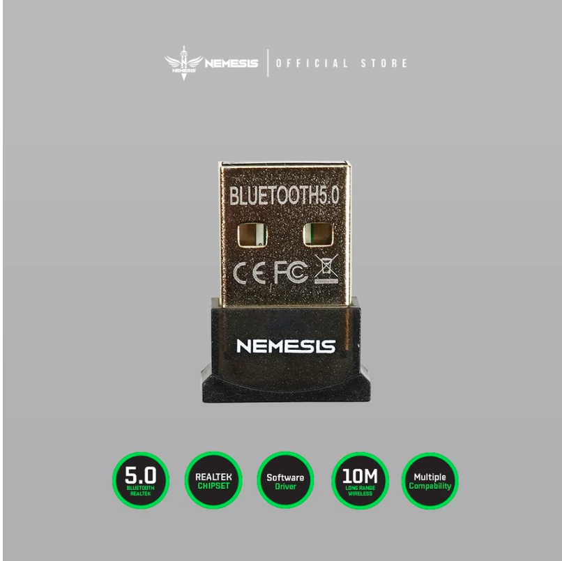 KLIP TEKNOLOGI INDONESIA NYK NEMESIS Bluetooth Dongle 5.0  N10