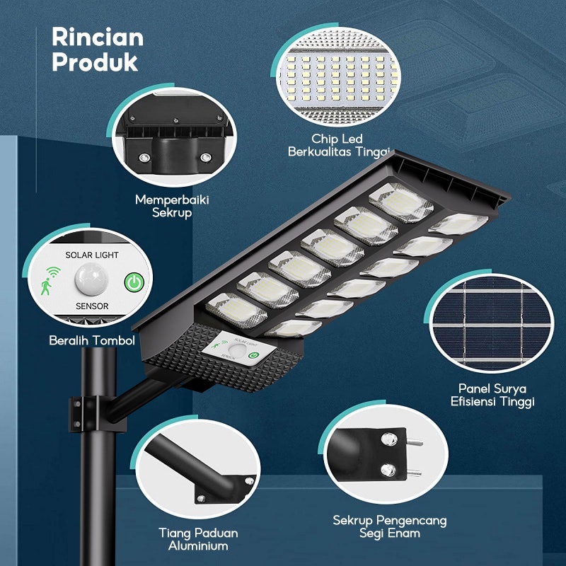 OOKAS Solar Street Light 2000W 2