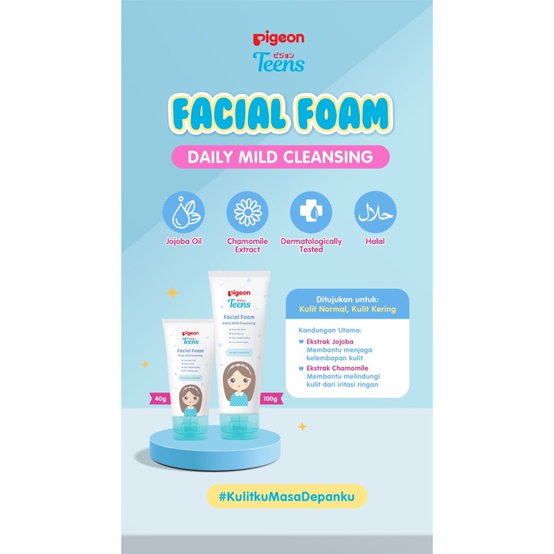 Teens Facial Foam Daily Mild Cleansing 5