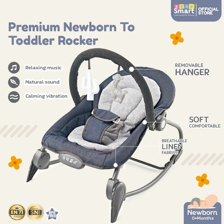  Bebe Smart Newborn to Toddler Rocker 