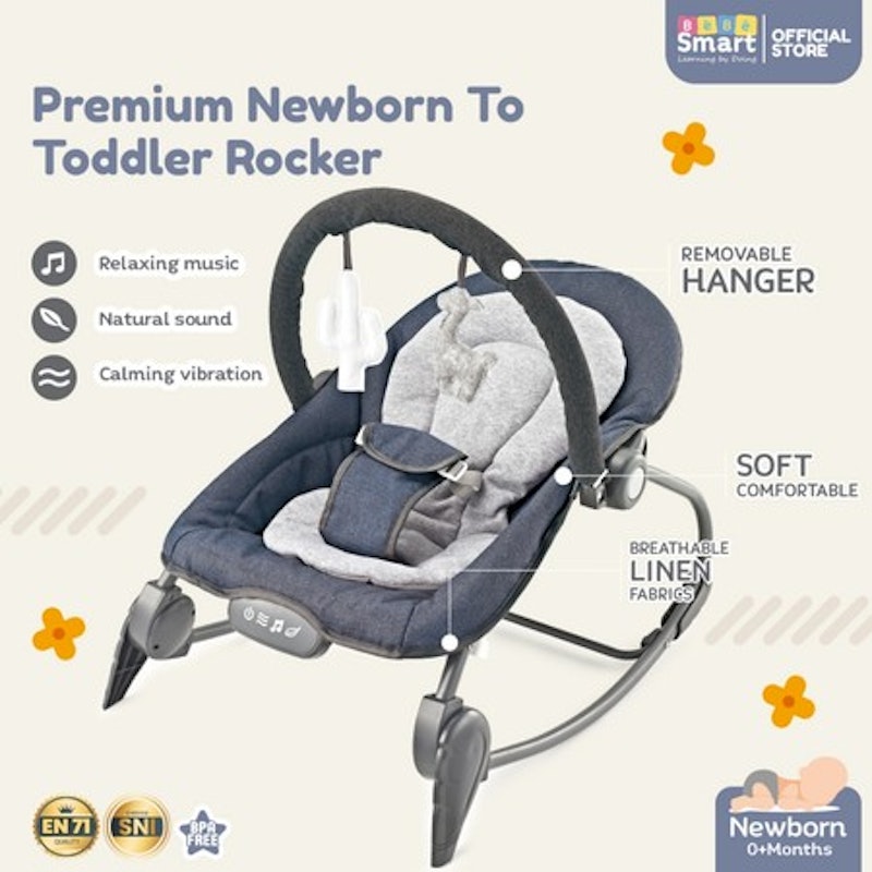 Bebe Smart Newborn to Toddler Rocker 4