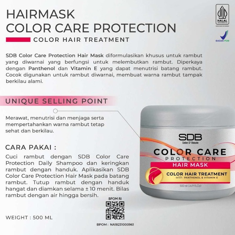 SDB Hair Mask Color Care Protection 500ml