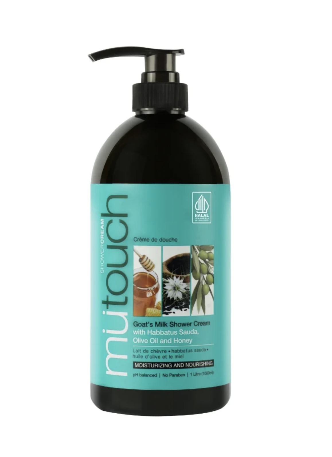 MuTouch ｜ Habbatussauda, Olive Oil, and Honey Shower Cream