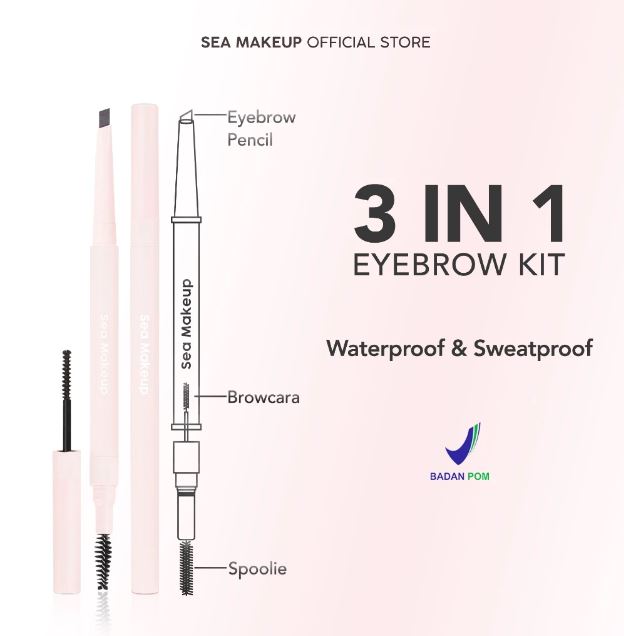 Sea Makeup Browshow Eyebrow Trio Kit 3