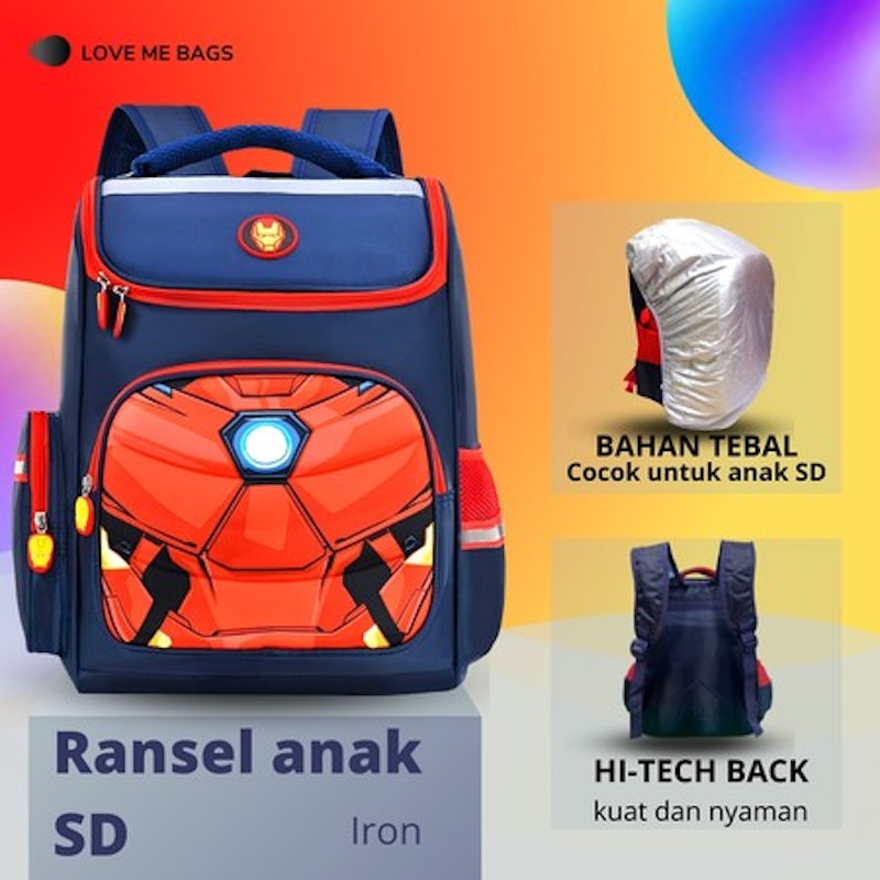 Love Me Bags Tas Sekolah Anak Laki-Laki SD 4