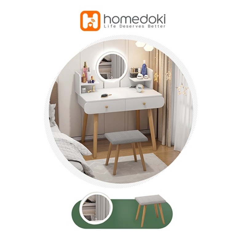 Homedoki Meja Rias Modern Minimalis HD058