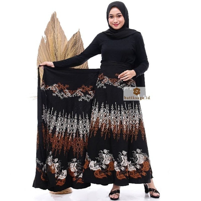 SAGA Rok Lilit Batik Sogan Klasik Modern 3