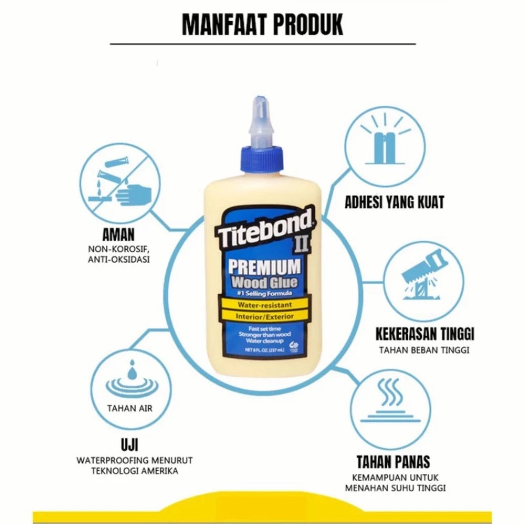 Titebond II Premium Wood Glue  2
